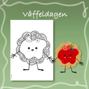 Våffeldagen - Målarbild
