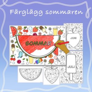 Målarbilder med sommartema