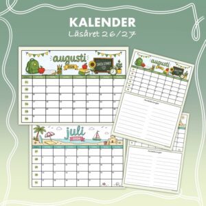 Liten kalender - Läsåret 26/27