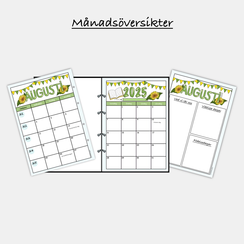 Lärarkalender - Hela läsåret 25/26 - Bild 3