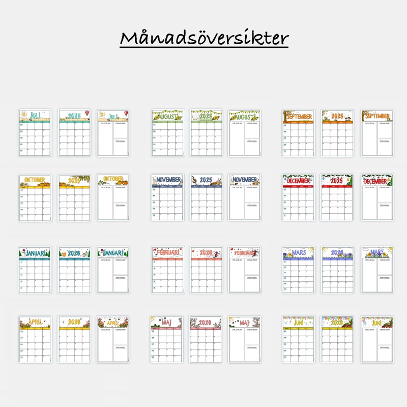 Lärarkalender - Hela läsåret 25/26 - Bild 4