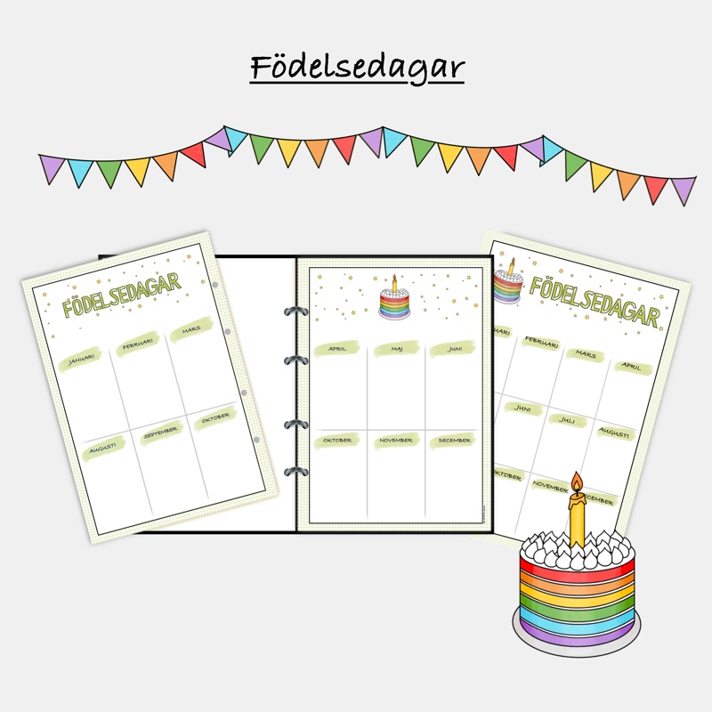Materialpaket - Lärarkalender för läsåret 2026-2027 - Bild 4