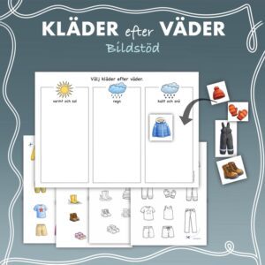 Kläder efter väder - Bildstöd