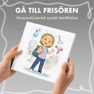 ”Namn” går till frisören - Personaliserad berättelse