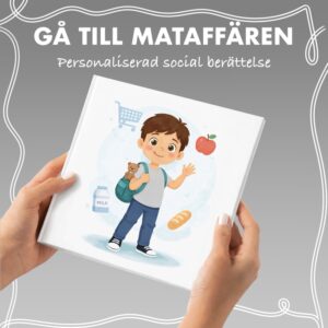 ”Namn” går till mataffären - Personaliserad berättelse