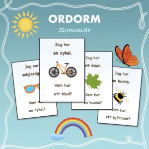 Ordorm med sommartema