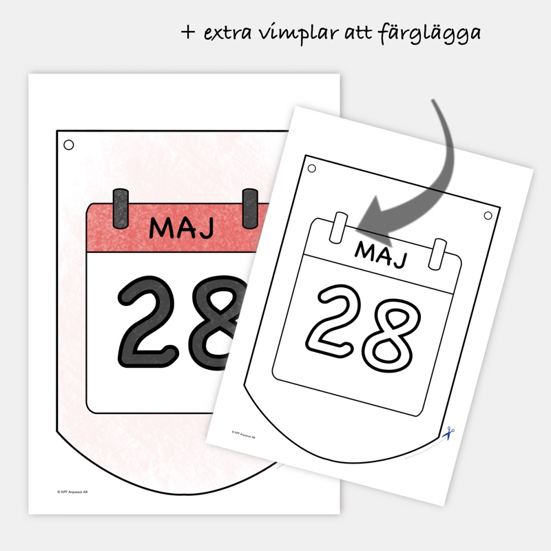 Vimplar till internationella mensdagen - Bild 4
