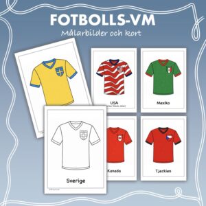 Fotbolls-VM 2026 – Målarbilder och kort