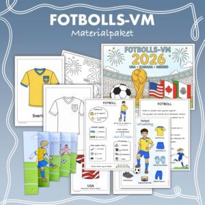 Materialpaket - Fotbolls-VM 2026
