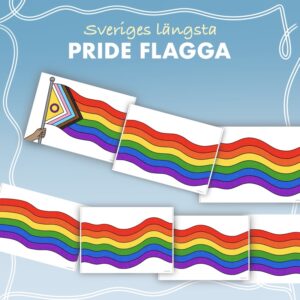 Sveriges längsta Pride-flagga