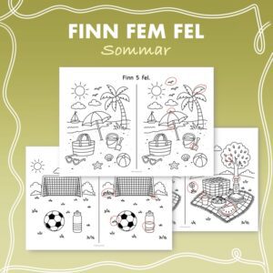 Finn fem fel - Sommar