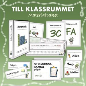 Materialpaket skolstart - Till klassrummet