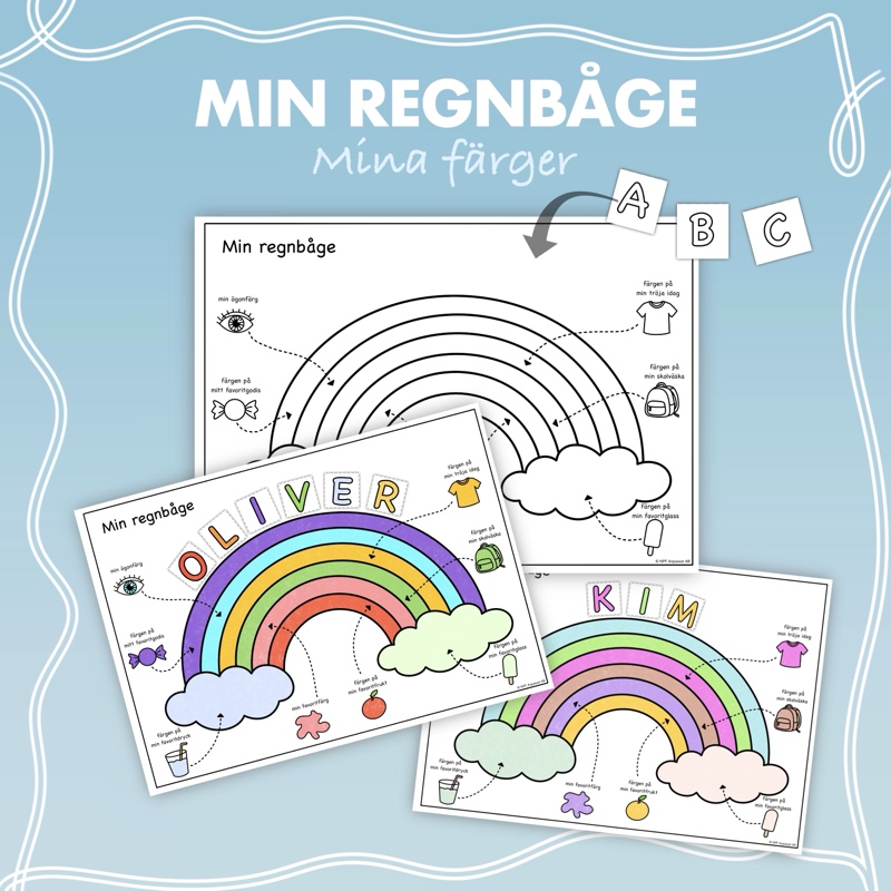 Min regnbåge - Lära känna varandra
