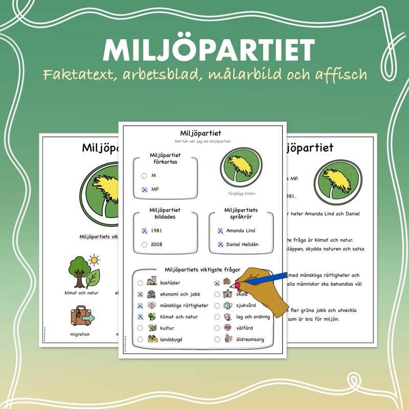 Fakta om valet - Miljöpartiet