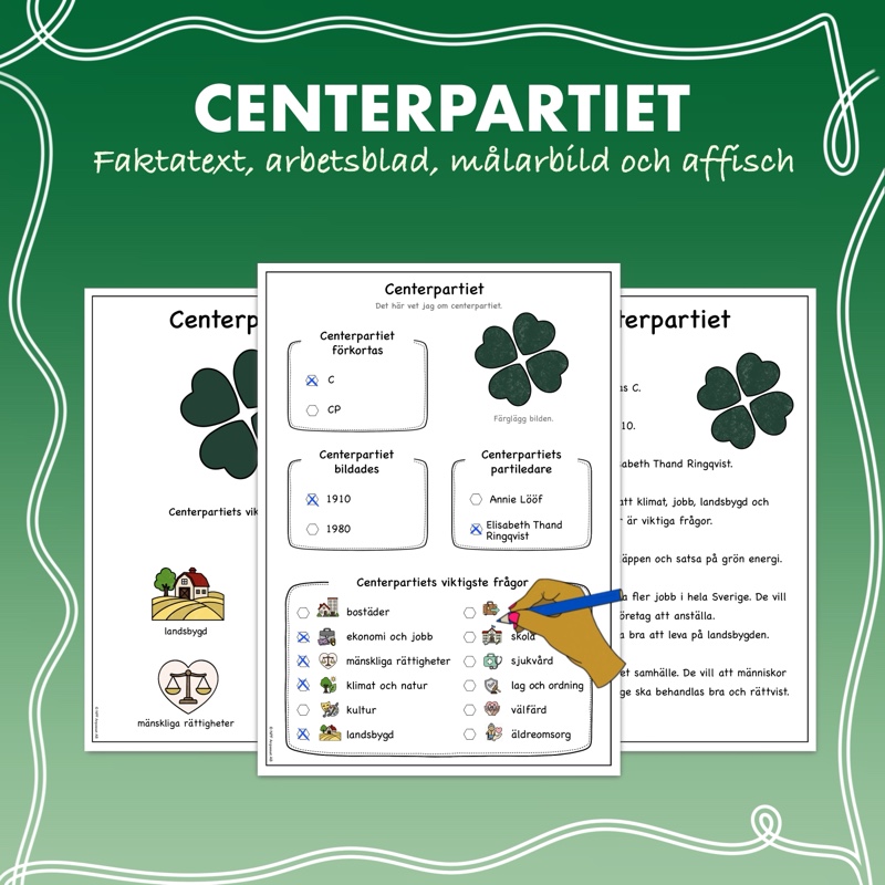 Fakta om valet - Centerpartiet