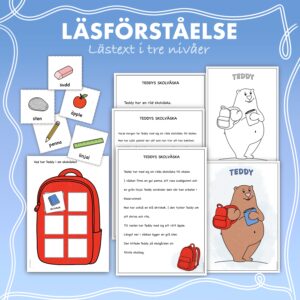 Läsförståelse - Teddys skolväska
