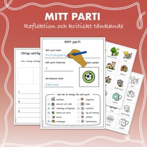 Mitt parti – Reflektera och berätta